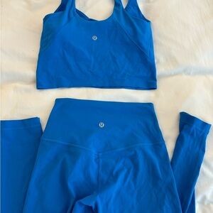 Lululemon Blue Activewear Set